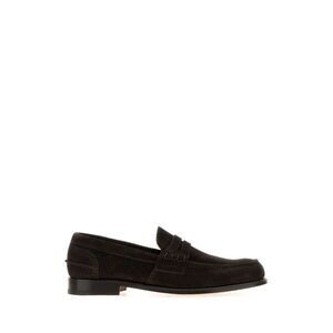 Church's Men Dark Brown Suede Pembrey Loafers